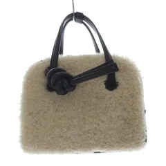 極美品　VASIC アペロミニ　ハンドバッグ　レザー　本革　シボ革　ストーン 極美品 VASIC アペロミニ ハンドバッグ レザー 本革 シボ革