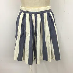 MAISON KITSUNE メゾンキツネ スカート ミニスカート ストライプスカート フレアスカート 切替スカートのサムネイル