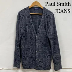 超希少】ps paul smith カーディガン スマイル チェック 青 黒 【公式