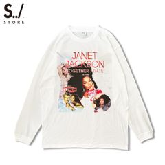 "JANET JACKSON TOGETHER AGAIN JAPAN 2024" L/S TEE