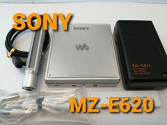 ソニー　MDウォークマン　MZ-E620　シルバー