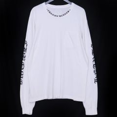 正規品 レシート 紙袋付き クロムハーツ ドジャースカラー ロゴ ロンT 
