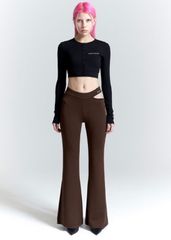 【ROCK CAKE】Side Cutout Bootcut