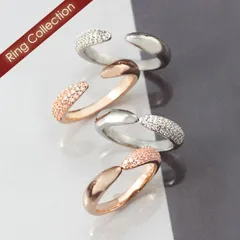 K18ハートゴールドフォークリング12号2953K2506