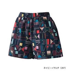 【新品】【Sサイズのみ】 prince（プリンス）レディース ウィメンズ テニス ストレッチキュロット ストレッチ・吸水速乾・UPF50+ ハイゲージストレッチライト 素材 テニス ウェア　ネイビー×マルチ　WS5307-287-S