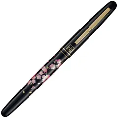 漆塗　花草蒔絵　万年筆　ボールペン　2点まとめて　V　9024 瑞季 蒔絵漆万年筆 | TACCIA