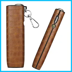 【特価商品】Hoperloケース アイコスイルマワンに適用する ケース イルマワン対応 イルマｉワン対応のケース PUレザー製 イルマワン用のカバー キーホルダー 付き 持ち運び便利 iluma one 対応 （ケースのみ） (ブラウン)