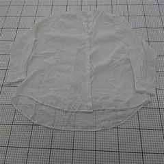 ◇ Θ SHIPS any シップス エニィ コットン100％ 長袖 シャツ ブラウス サイズ表記なし ホワイト系 レディース E  【1509180011756】