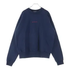 t*t様 MARNI マルニ　紺　ネイビー ロゴプリント スウェット　トレーナー MARNI マルニ 紺 ネイビー ロゴプリント スウェット トレーナー