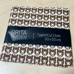 【ブリタスウェーデン】くま柄カットクロス
