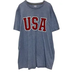 OLD NAVY 半袖 プリントTシャツ XL ブルー系 オールドネイビー クルーネック ビッグサイズ 古着卸 アメリカ仕入 a703-6323