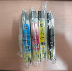 【処分価格】LCL エプソンプリンター用 互換インクカートリッジ　4個セット　黒　マゼンタ　イエロー　シアン