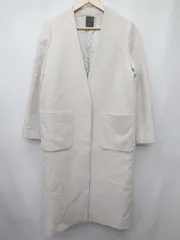 ◇ ⊇ FIGARO Paris フィガロ パリ 長袖 ノーカラー ロング コート サイズ38 グレージュ系 レディース P  【1408200019034】のサムネイル