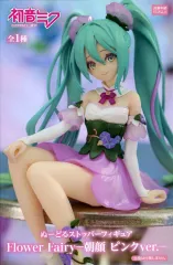 【中古】フィギュア 初音ミク 「VOCALOID」 ぬーどるストッパーフィギュア Flower Fairy-朝顔 ピンクver.-