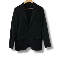 UNIQLO ユニクロ 感動ジャケット 黒 ブラック 311-416319 (92-51) 古着 秋 Plus-No.352