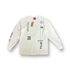 定価9680円 未使用品 HIDEANDSEEK Team Far East L/S Tee ロゴプリント ロングスリーブ Tシャツ カットソー ハイドアンドシーク HT-080923 ホワイト L  59958A3のサムネイル