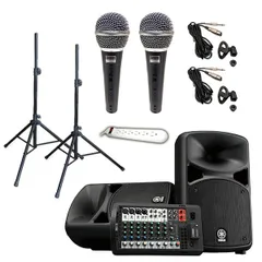 (本日、明日埼玉手渡し限定セール) YAMAHA STAGEPAS 600BT 追加で有線マイク2本プレゼント] YAMAHA STAGEPAS600BT イベント司会