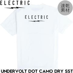 ELECTRIC エレクトリック 半袖Tシャツ ドライ 吸湿速乾 UVカット 接触冷感 防蚊 UNDERVOLT DOT CAMO DRY S/S TEE E25MT01 WHT 日本代理店正規品のサムネイル