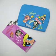 POWERPUFF GIRLS Wallet Figure Doll Plush Toy Blue Brand New