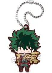 【中古】キーホルダー 緑谷出久 「にとたん 僕のヒーローアカデミア ヒーローVSヴィラン ラバーマスコット」