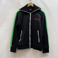 DIESELベージュ ロゴ ベロア トラックジャケット ジャージ retock's】ベロア サイドライン オーバートラックジャケット