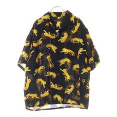 WACKO MARIA (ワコマリア) 25SS HAWAIIAN SHIRT S/S タイガープリント ハワイアンシャツ 半袖シャツ ブラック 25SS-WMS-HI08