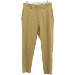 YAECA ヤエカ センタープレススラックスパンツ 13640 ベージュ M