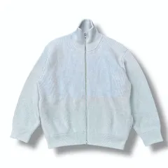 参考上代57200円 未使用品 stein OVERSIZED DRIVERS KNIT ZIP JACKET オーバーサイズドライバーズニットジップジャケット セーター ブルゾン シュタイン ST.696 オフグレー M  94795A5のサムネイル