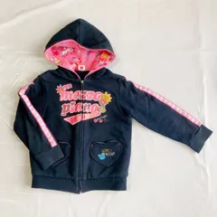 A265 𝐦𝐞𝐳𝐳𝐨 𝐩𝐢𝐚𝐧𝐨 （メゾピアノ） 120サイズ 黒ジップパーカー