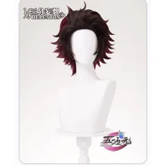 鬼滅の刃 竈門炭治郎 コスプレ ウィッグ フルセット Amazon.co.jp: sakuracos 即納品 鬼滅の刃 竈門炭治郎 コスプレ