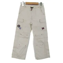 ミキハウス カーゴパンツ ボトムス コットン キッズ 男の子用 120サイズ ベージュ MIKIHOUSE 【中古】