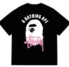 新品未使用A BATHING APE Tシャツ Mサイズ ブラック A bathing ape ア ベイシング エイプ Tシャツ ブラック Mサイズ