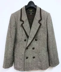 Leilian｜レリアン グレンチェック ウール ダブル テーラードジャケット