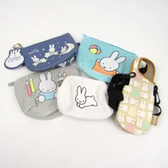 ミッフィー ポーチ・ボトルホルダー 5点セット キャラクター 小物入れ まとめて 大量 レディース miffy 【中古】