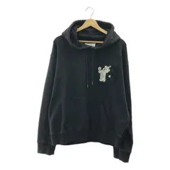 MM6 Maison Margiela / エムエムシックスメゾンマルジェラ | 2024AW | Circus Bear＆ロゴ ワッペン オーバーサイズフィット プルオーバーパーカー / ユニセックス | M | ブラック | レディース