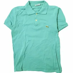 70s 80s 美品 ラコステ レモンイエロー フレラコ 鹿の子 ポロシャツ 5 LACOSTE 70s フランス製 フレラコ ポロシャツ SIZE 8 | ohal