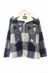 ミスターハリウッド N.HOOLYWOOD  ×WRANGLER ラングラー チェック ボアランチ ジャケット M 灰 グレー ブランド古着ベクトル 中古241014のサムネイル