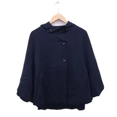 アパートバイローリーズ apart by lowrys ポンチョ ブルゾン フード シンプル M ネイビー 紺 /HT10のサムネイル
