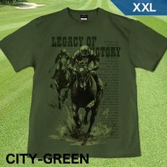 GENJU XXLサイズ 競馬 凱旋門賞 天皇賞 皐月賞 G1 メンズ ターフ クラシック Tシャツ 半袖 Legacy of victory 