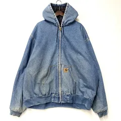 【超希少】carhartt カーハート アクティブジャケット デニム J08 希少 Carhartt カーハートアクティブ ジャケット J08 DST 【超