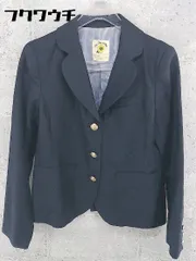 ◇ Ray BEAMS レイ ビームス シングル 3B 長袖 テーラード ジャケット サイズ0 ネイビー レディース 【中古】 【1002800667161】