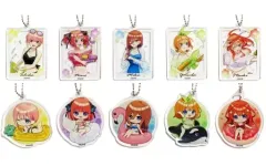 【中古】キーホルダー 全10種セット 「五等分の花嫁∽×カラオケ まねきねこ トレーディングアクリルキーホルダー」