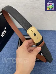 【今日特価】Montblanc モンブラン レザーベルト