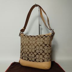 2505-261｜美品｜コーチ シグネチャー ショルダーバッグ ライトブラウン 2505-261｜美品｜コーチ シグネチャー ショルダーバッグ ライト