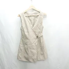 ◇ ⊇ FREE'S MART フリーズマート ミニ丈 ワンピース サイズS カーキ系 レディース E  【1501230014618】