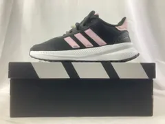 未使用　アディダス　adidas　CLOUDFOAM　クラウドフォーム　スニーカー　ブラック×ピンク　25.5cm　送料無料