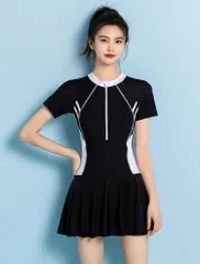 水着 2色 大きいサイズ M ～ 3XL スイムウェア タンキニ セパレート水着 セパレート 上下セット 2点セット