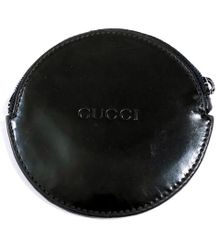 【2240】グッチ コインケース サークル レザー ブラック 030・0416・1273・0 GUCCI ミニ財布 小銭入れ 高級ブランド ITALY ラウンド 丸形