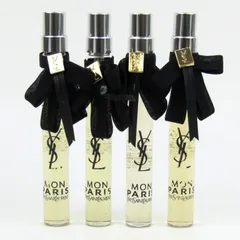 イヴ・サンローラン モン パリ オーデパルファム 4点セット 残半量以上 10ml ミニ香水 まとめて レディース YSL 【中古】