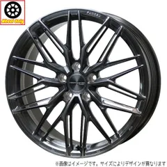 トラフィックスター PCD100 4穴 バリ溝 205/40R17 ブラポリ